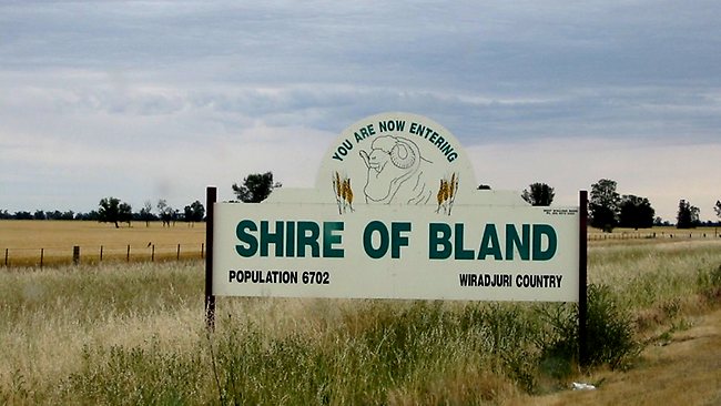 The Shire of Bland. You want to visit.